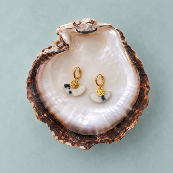 MOON STONE EARRING | KÜPE