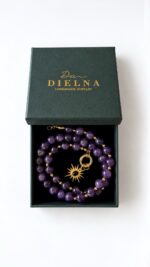 AVENA NECKLACE | AMETİST TAŞLI KOLYE - Görsel 4
