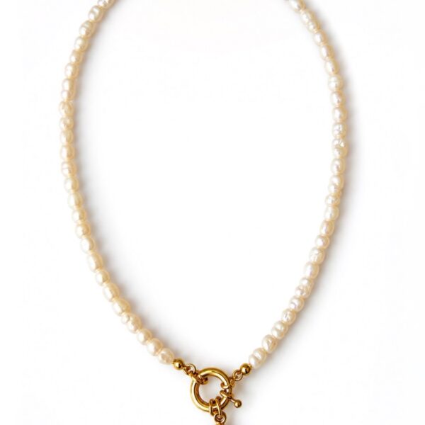 ORVELLA NECKLACE | İNCİ TAŞLI KOLYE